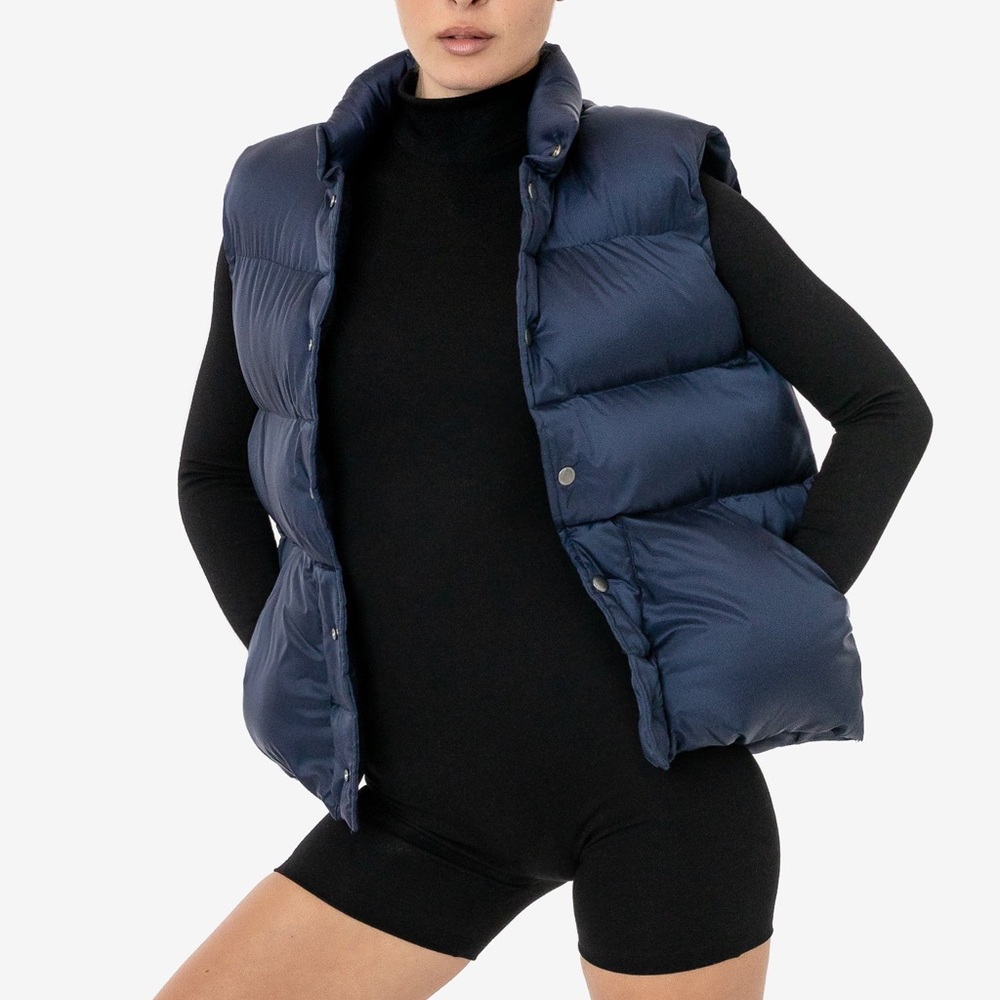 los angeles apparel puffer vest